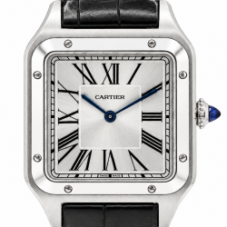 Cartier Dumont Large Size WSSA0022 Silver Dial Watch